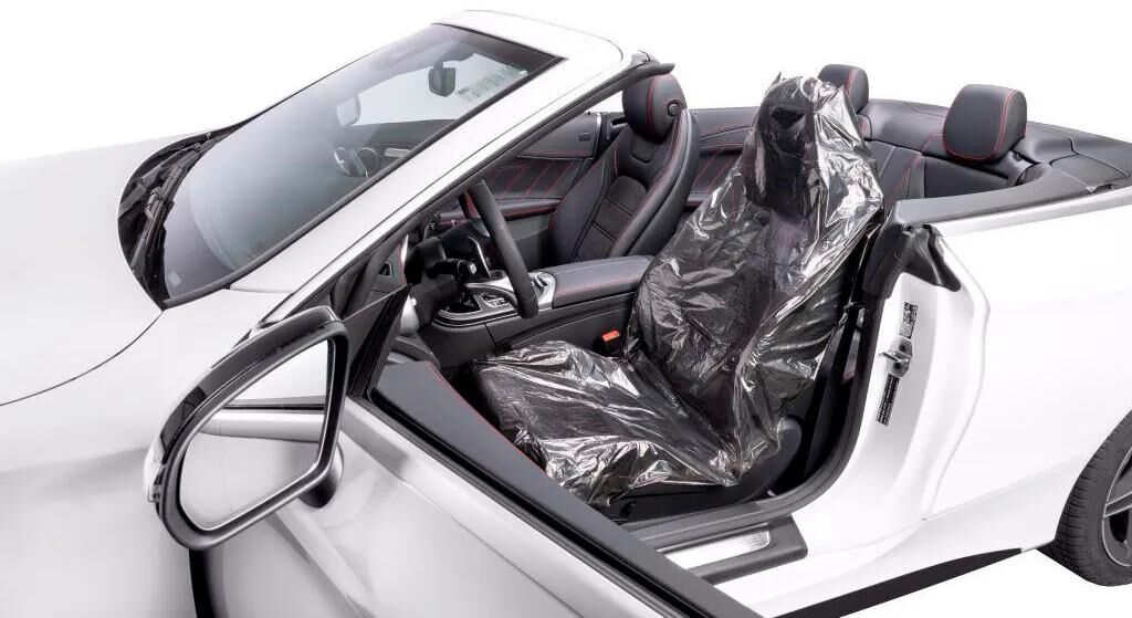Serwo bilsædebetræk premium sædebeskytter premium ca 500 styk 820x1350mm