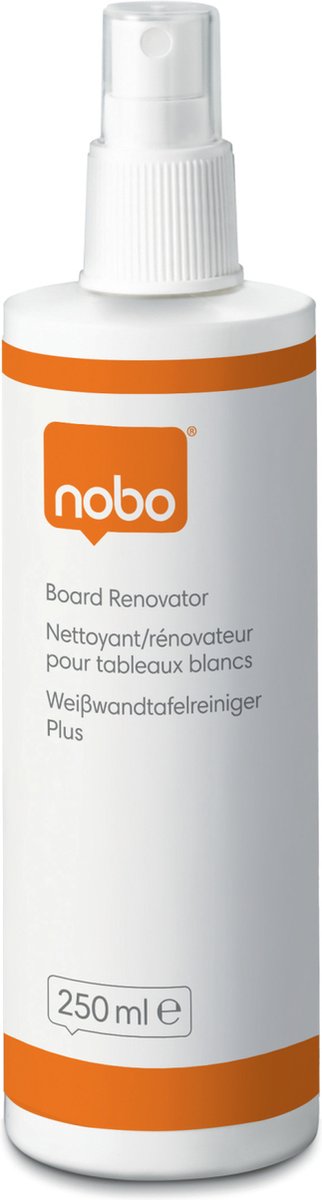 Nobo renovator whiteboardrens - 250ml sprayflaske