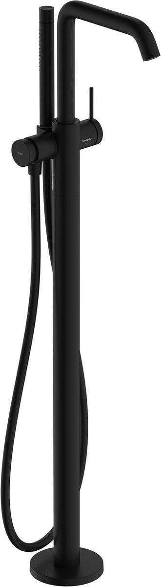 Hansgrohe tecturis s - badekars blandingsbatteri - gulvmonteret - etgrebsbetjening - mat sort