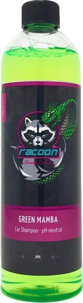 Racoon bilshampoo grøn mamba 1 liter grøn