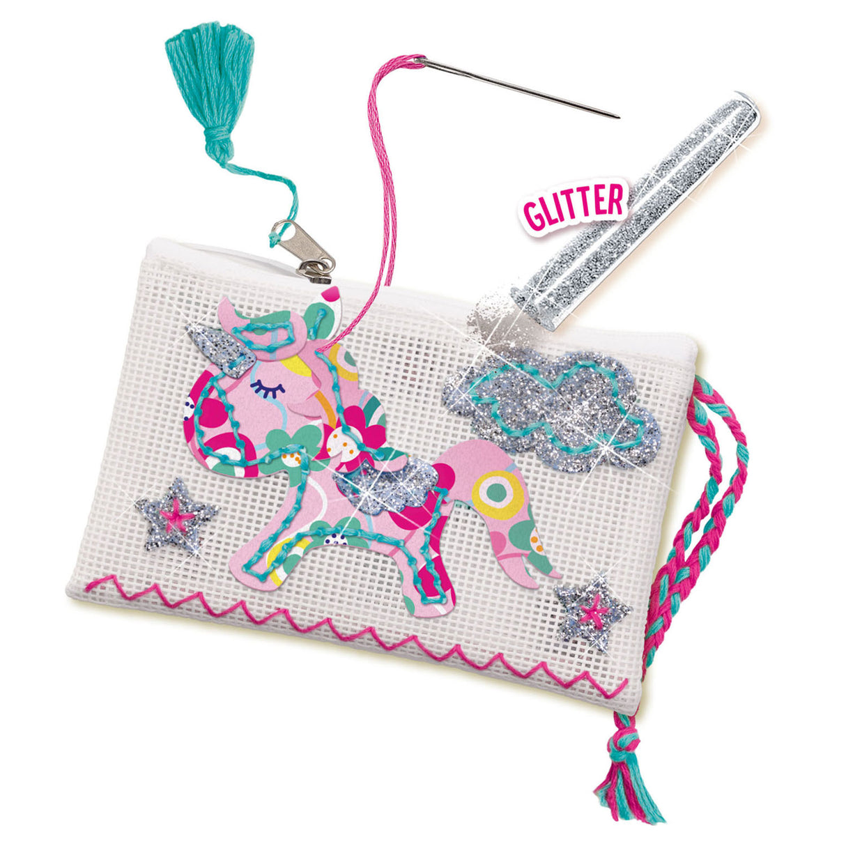 SES Pencil Case Embroidery Unicorn