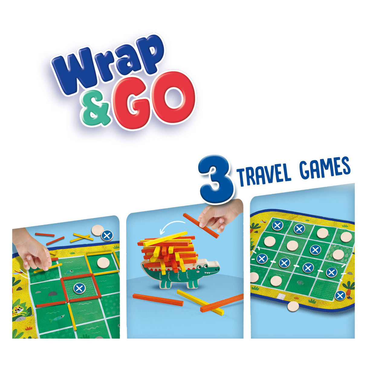 Ses wrap and go rejse spil, 3i1