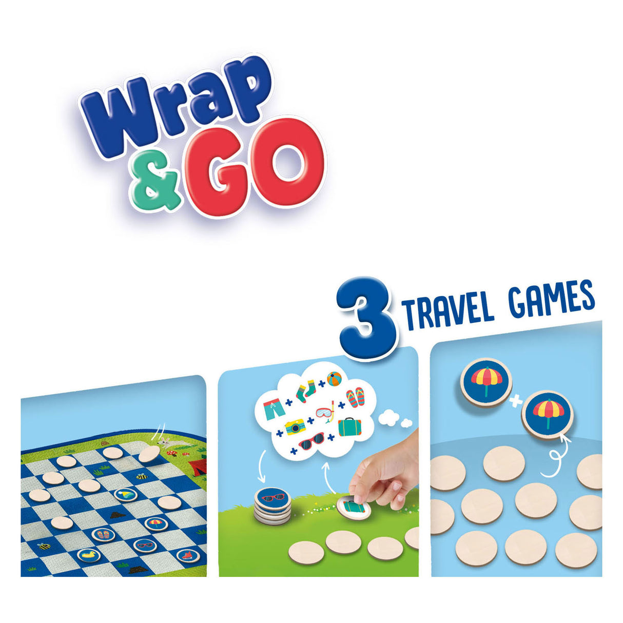Ses wrap and go rejse spil, 3i1
