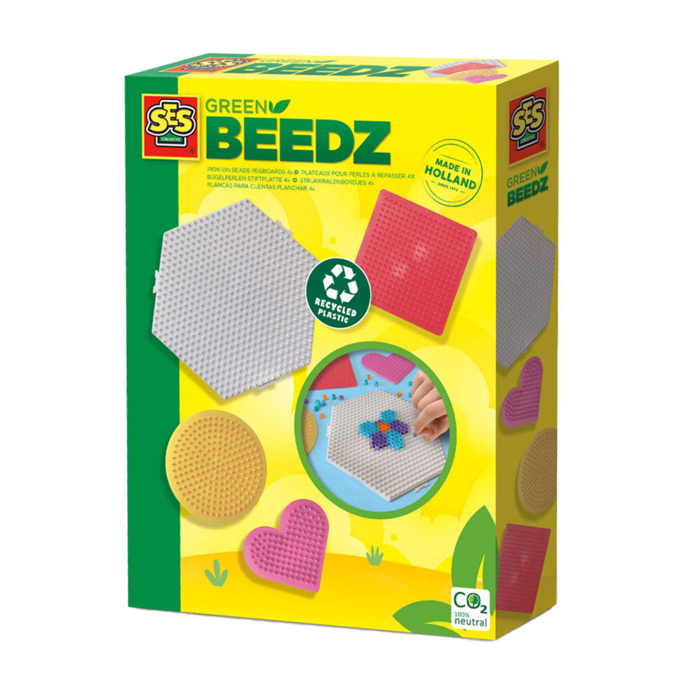 Ses creative ses green beedz - strygeperlehylder, 4 stk.