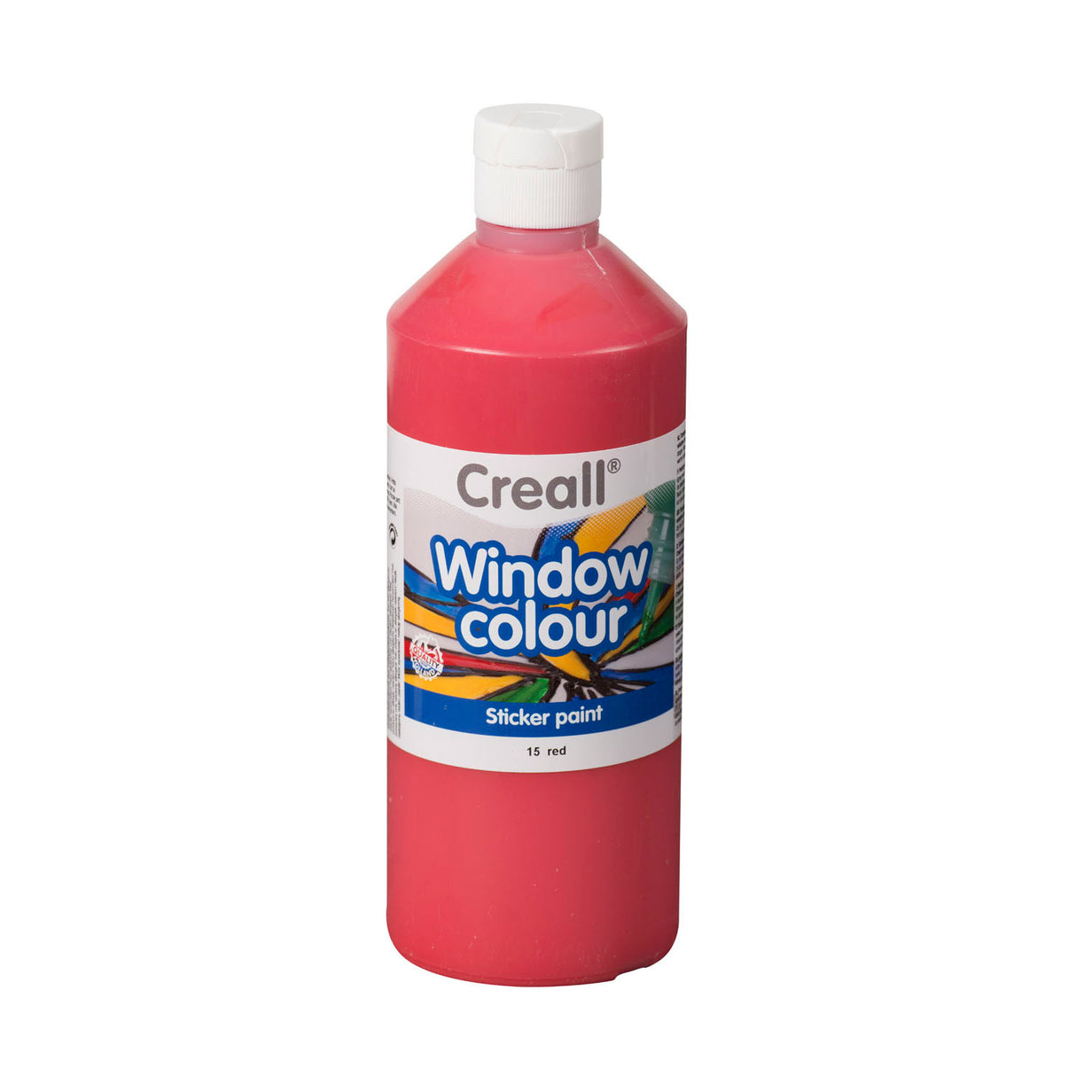 Creall vinduesmaling rød, 500ml