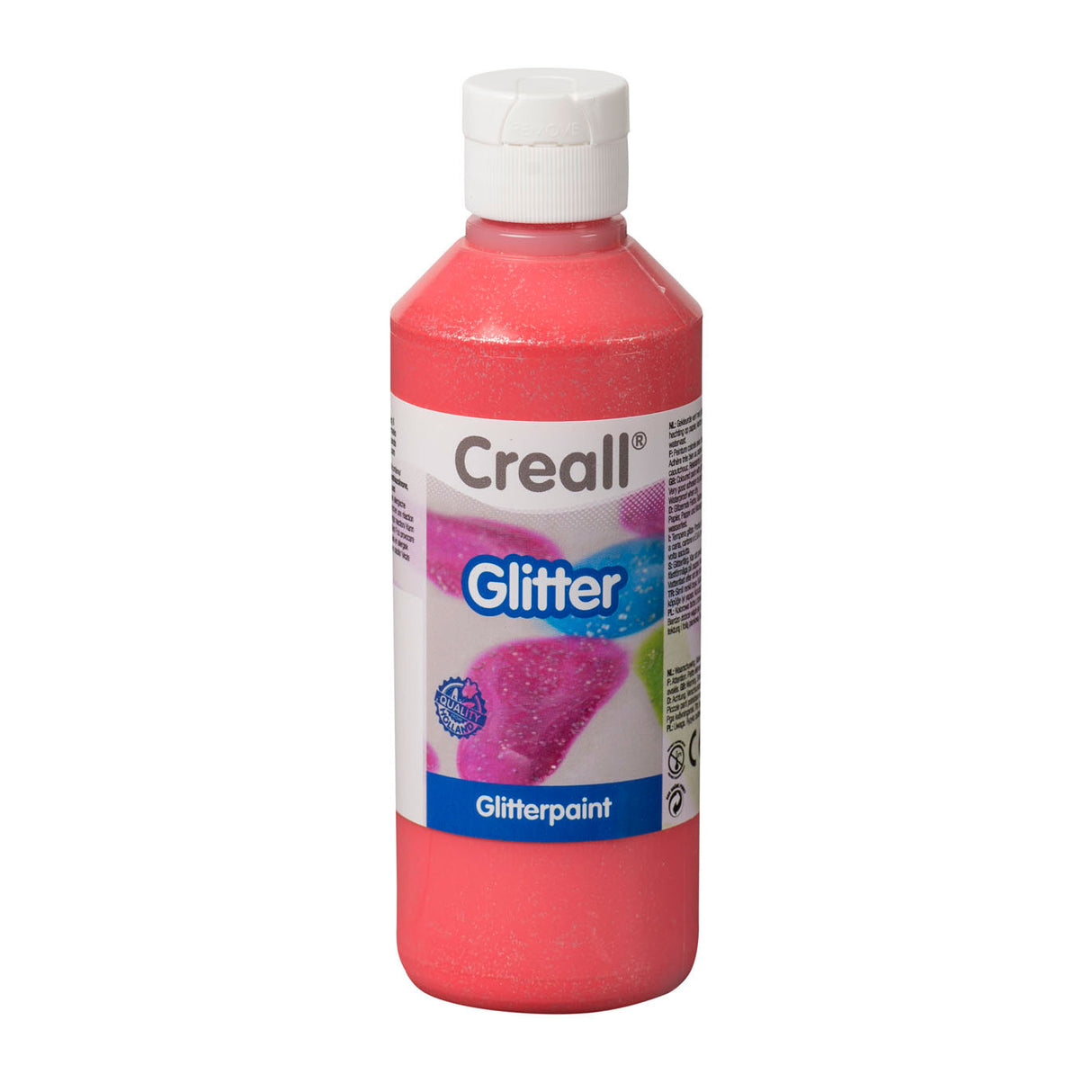 Creall glittermaling rød, 250ml