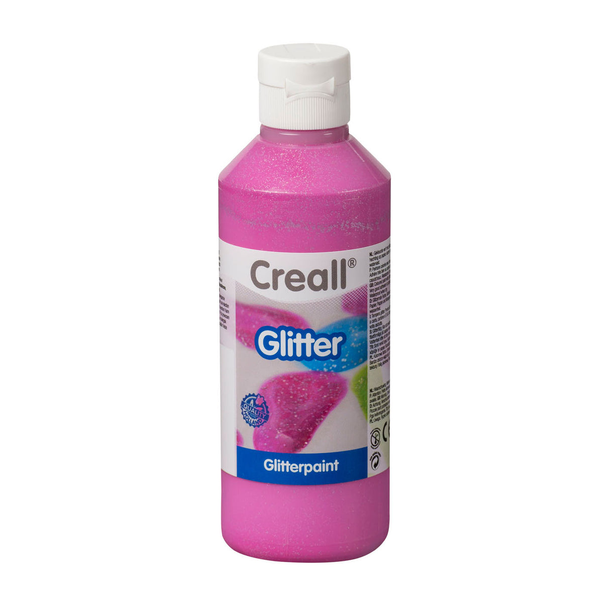 Creall glittermaling pink, 250ml