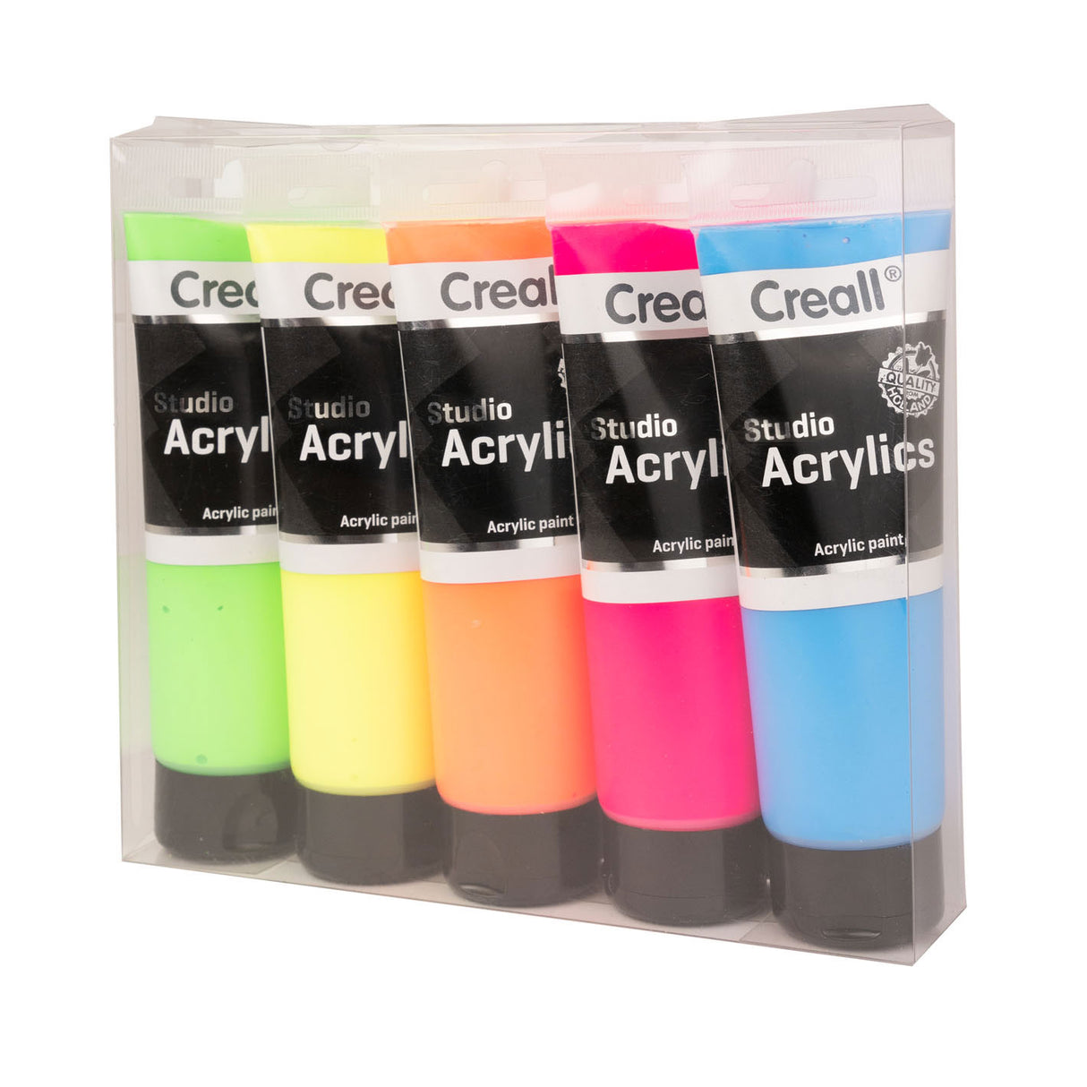 Creall Studio Acryl Maling Fluor, 5x120ml
