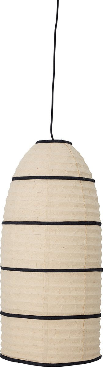 Bloomingville - larrin hængelampe - beige - papir