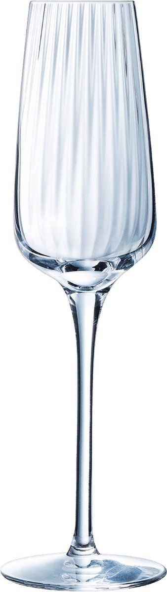 Chef sommelier chef sommelier symmetri - champagneglas - 21cl - sæt-6