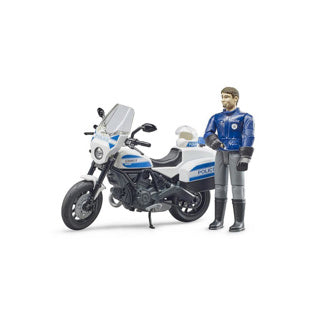 Bruder scrambler ducati politi motorcykel varevogn