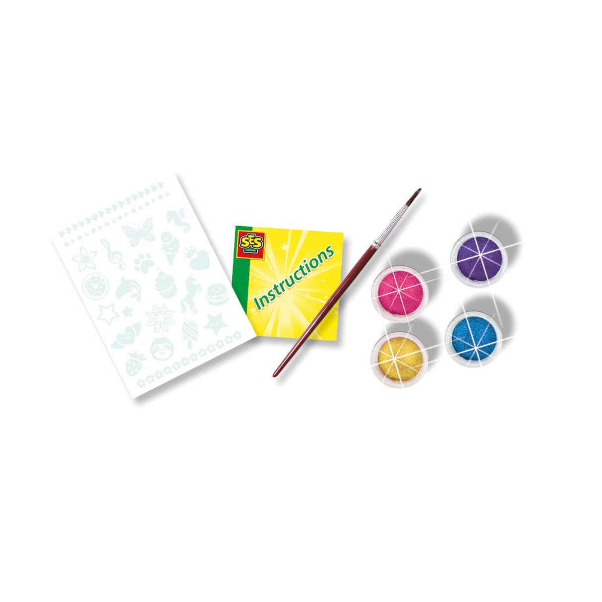 Ses kreative ses fashion glitter tatoveringer