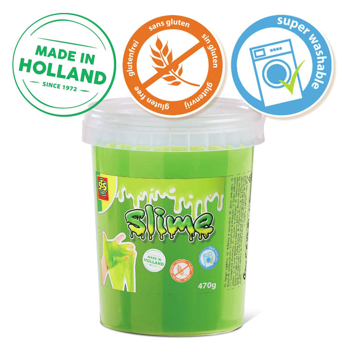 Ses slime - neongrøn 470g