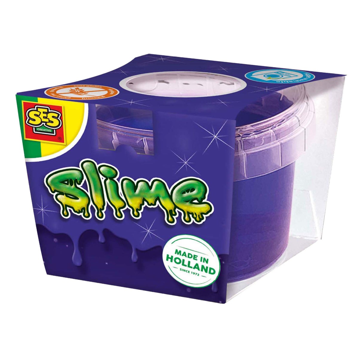 Ses slime - lilla glitter 140g