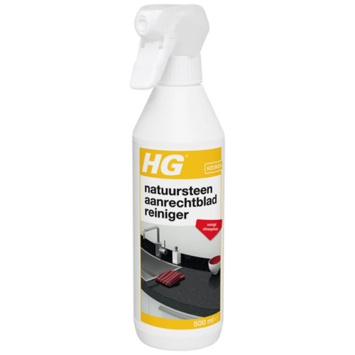 Hg bordpladerens - natursten - køkkenrens - 1x 500ml