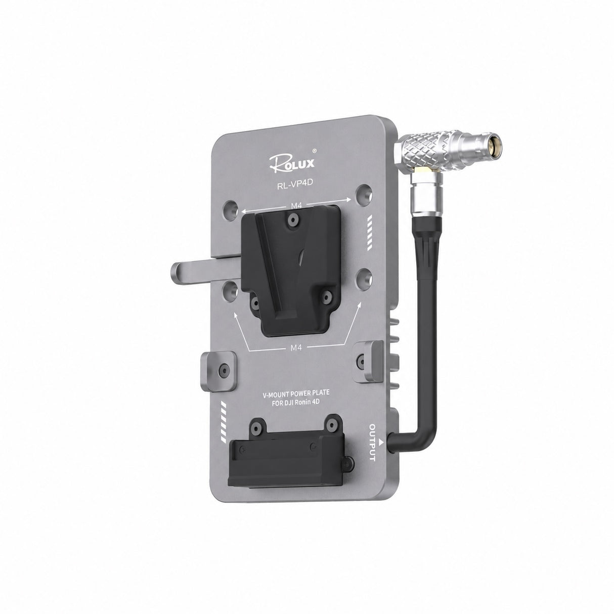 Rolux v-mount batteriplade rl-vp4d til dji ronin 4d