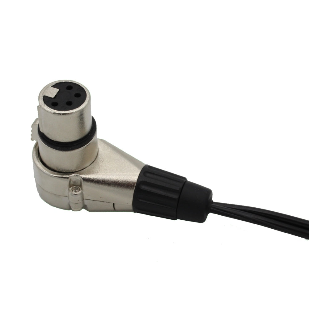 Rolux 4-polet xlr hun med han d-tap rl-c5