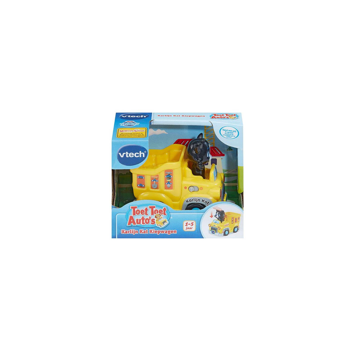 Vtech tude tude bil - karlijn kat tipvogn med lys og lyd