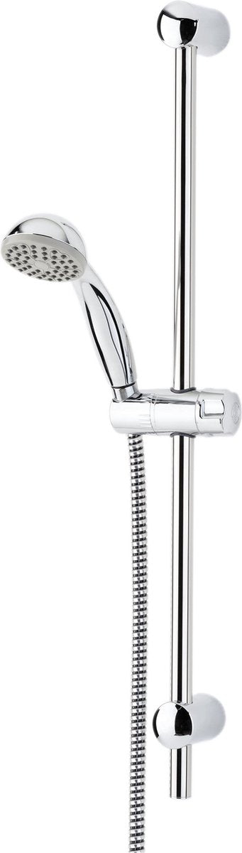 Tiger como brusesæt - brusehoved ø 6,5 cm - generøs spray - krom