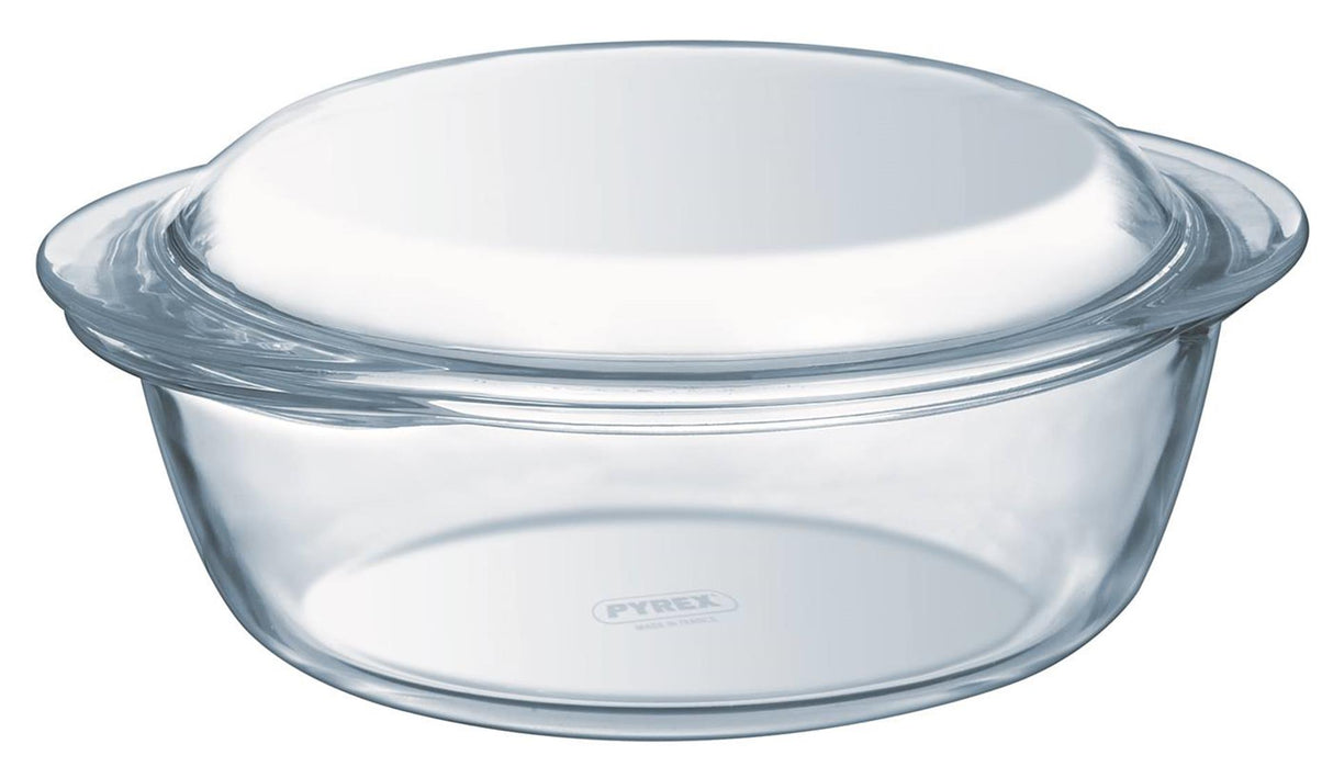 Pyrex klassisk rund bradepande 2,1l med låg