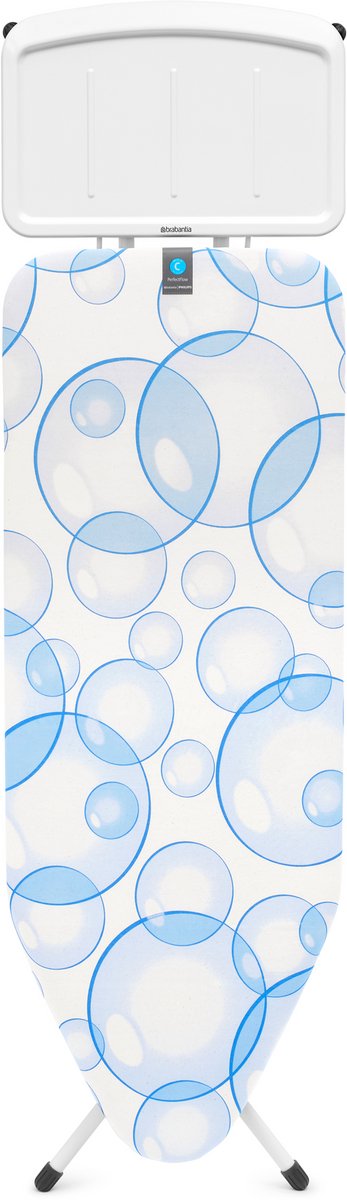 Brabantia perfect flow strygebræt c - til dampgenerator - 124 x 45 cm - bobler
