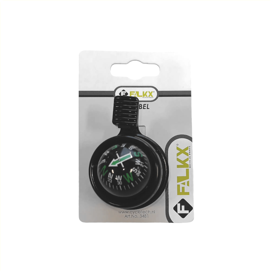 Falkx Compass Bicycle Bell med kompas