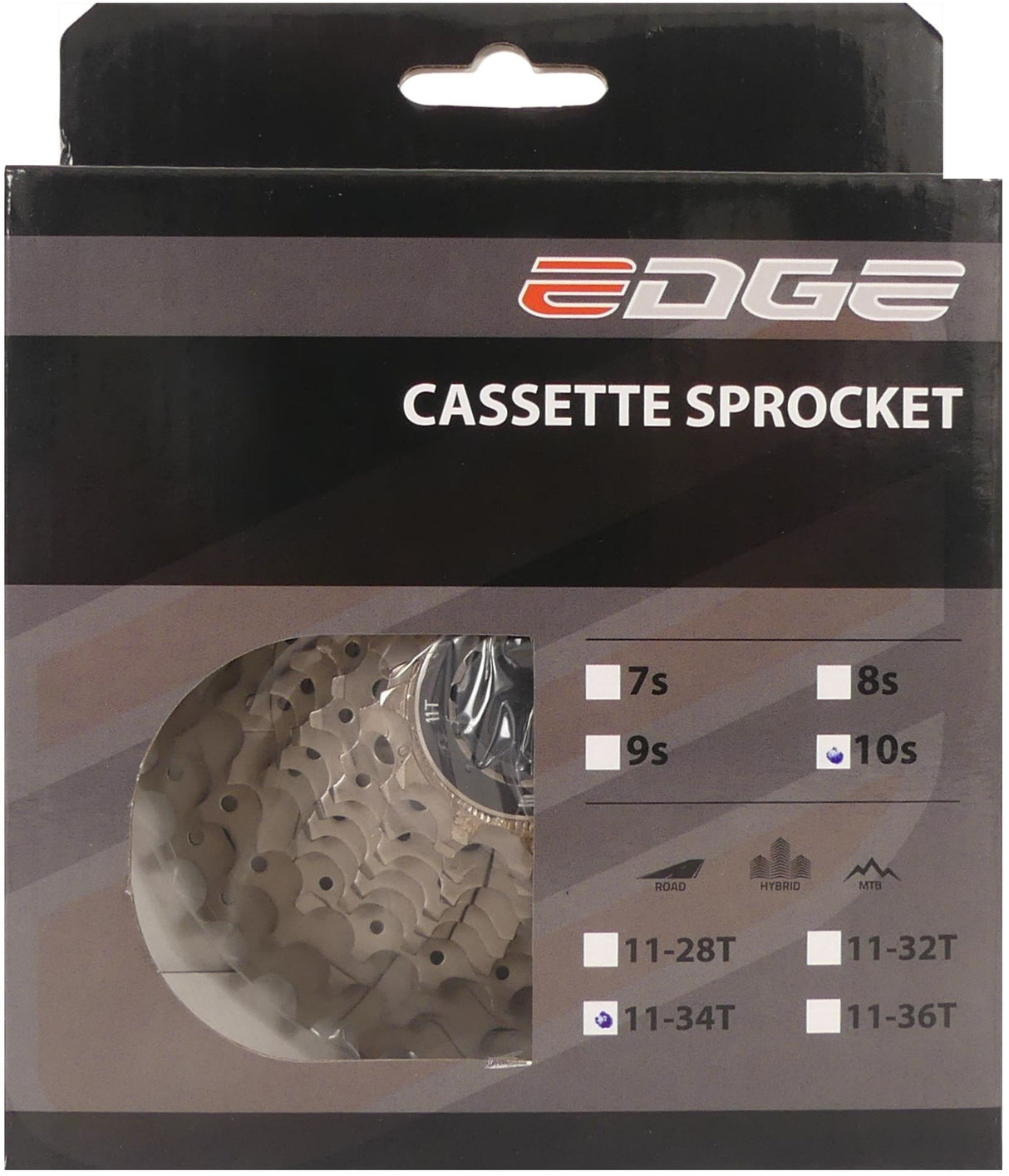 Kantkassette 10 speed cs-m6010 11-34t - sølv