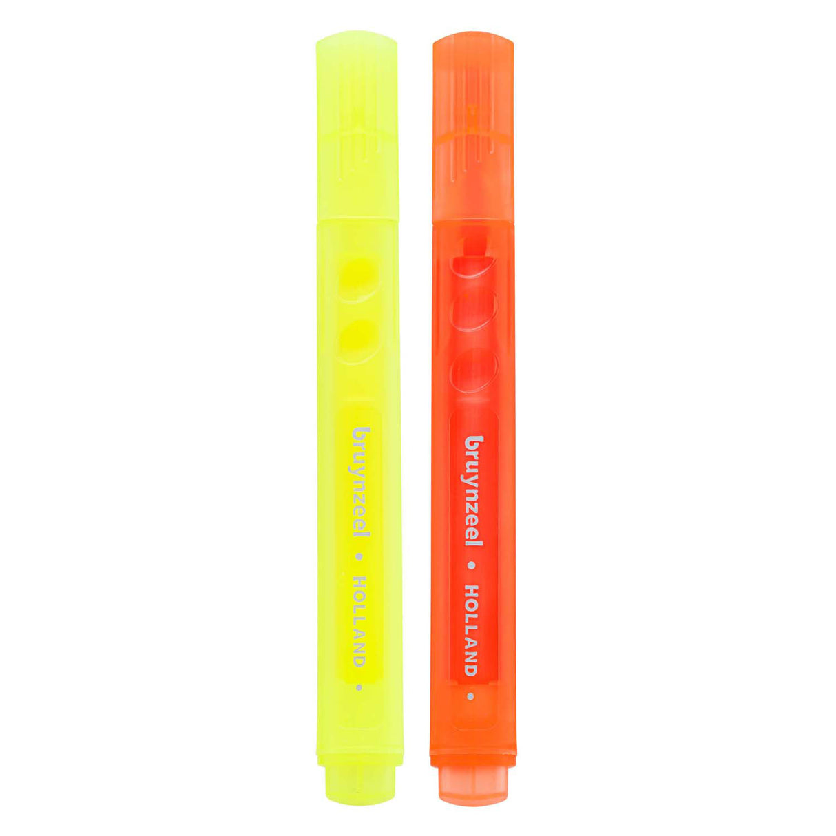Bruynzeel highlighter sæt 2 farver - gul og orange