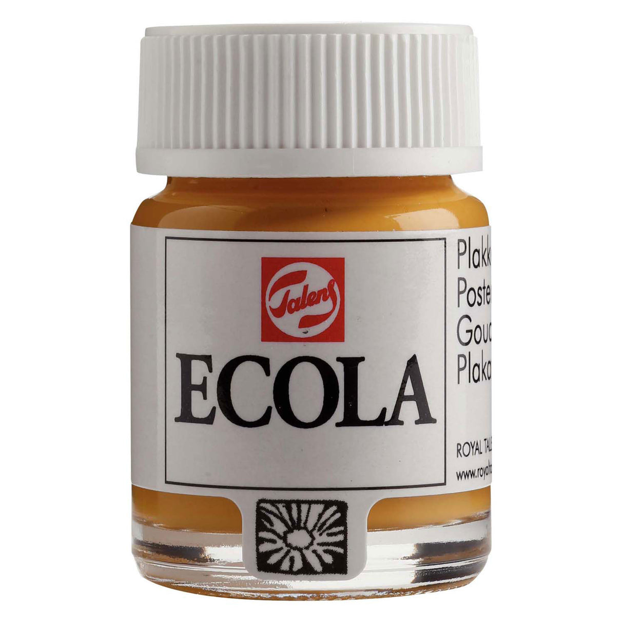 Bruynzeel ecola gouache malingsflaske 16ml gul okker 227