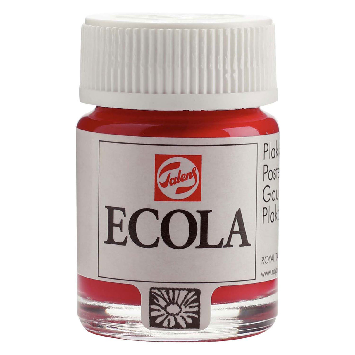 Bruynzeel ecola gouache malingsflaske 16ml karmin 318