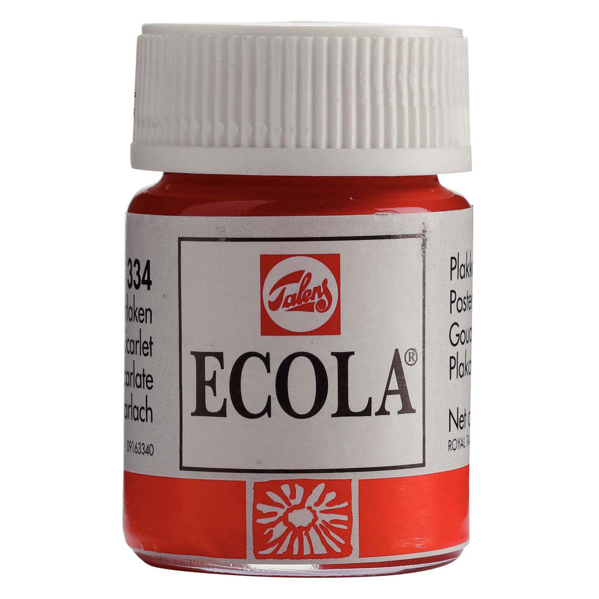 Bruynzeel ecola gouache flaske 16ml scarlet 334