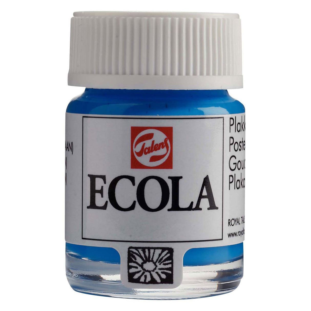 Bruynzeel ecola gouache malingsflaske 16ml lyseblå 501