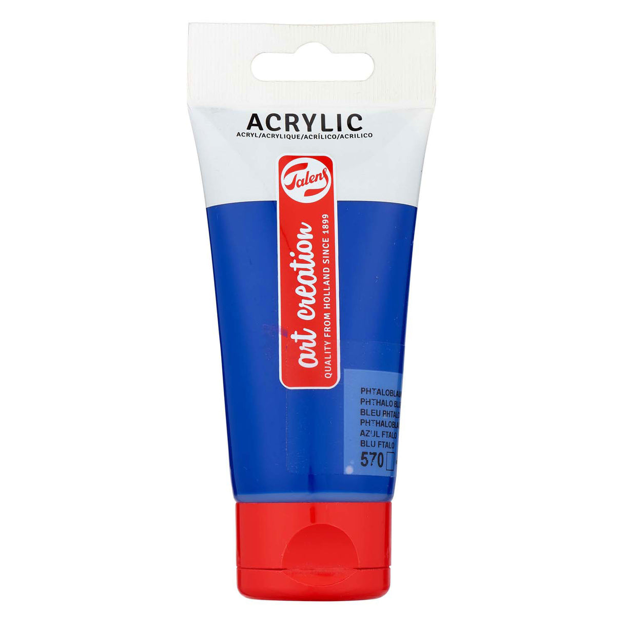 Talens art creation akrylmaling tube 75ml phthalo blue 570