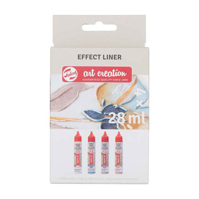 Talens art creation effectliner sæt 4x28ml specialitetsperle