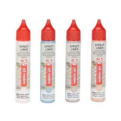 Talens art creation effectliner sæt 4x28ml specialitetsperle
