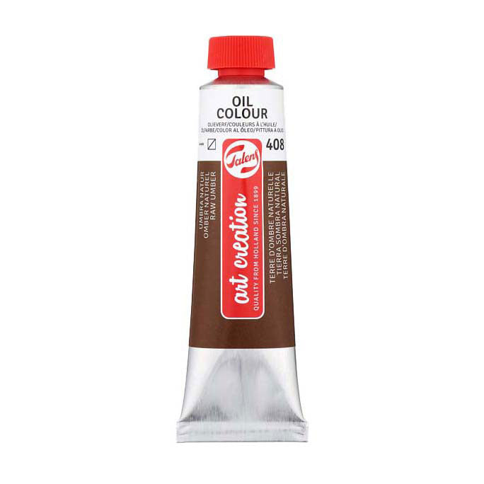 Talens art creation oliemaling tube 40ml umber naturlig 408