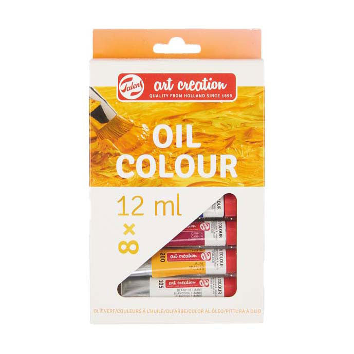 Talens art creation oliemalingssæt 8x12ml