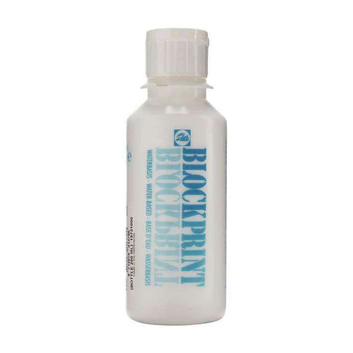 Talens bloktryk flaske 250ml hvid 100