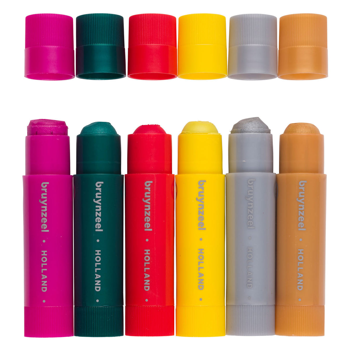 Bruynzeel gouache sticks sæt metallic | 6 farver