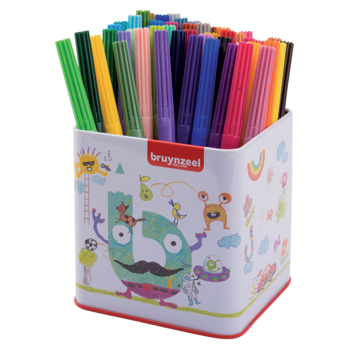 Bruynzeel super point tuschpenne i tube, 48 stk.