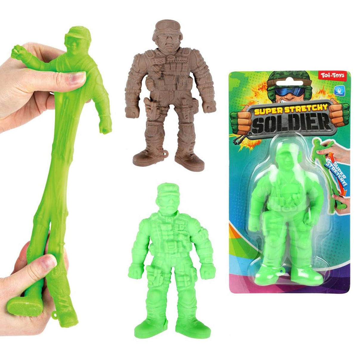 Toi-legetøj toi-legetøj alfafox stretchy soldat