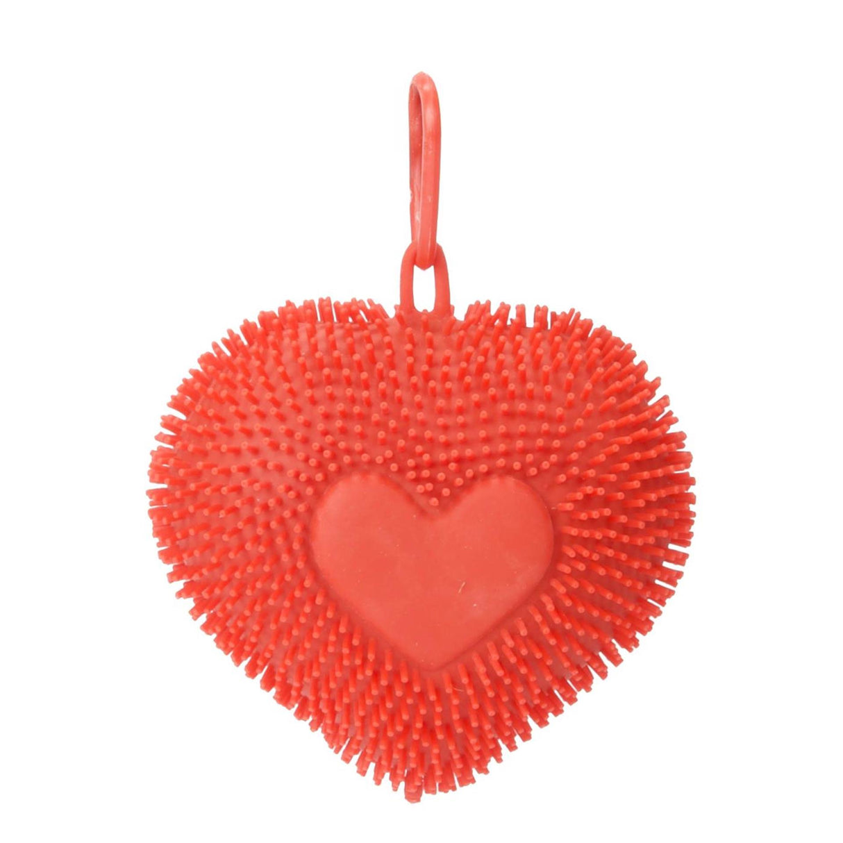 Toi-toys pufferz nøglering puffer kugle hjerte 7cm 50gr 6 assorteret