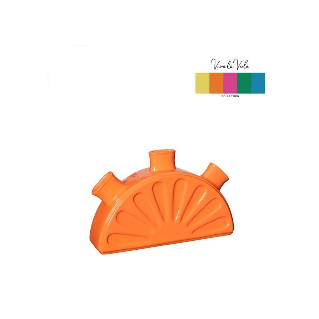 Ideas 4 seasons limon vaas 18,5x5h11,5cm orange