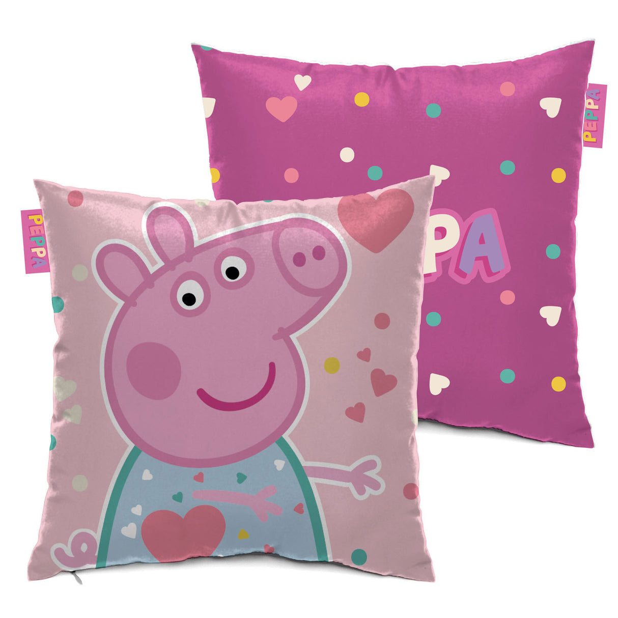 Peppa Pig Børns pude Peppa Pig, 40x40cm