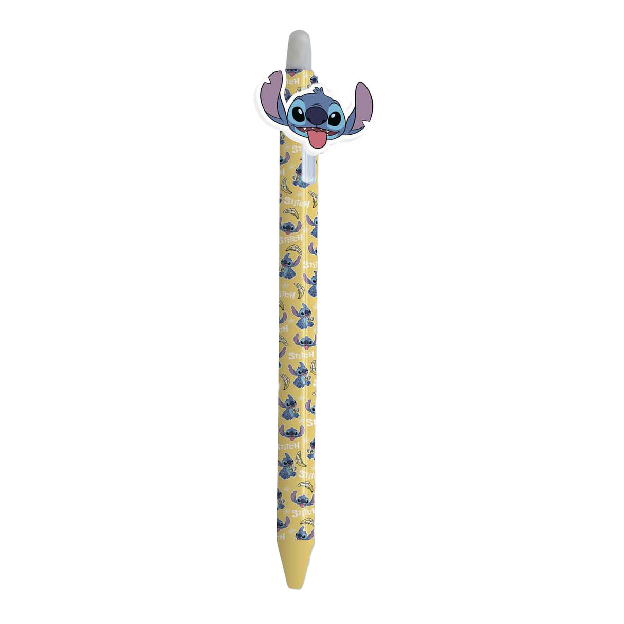 Disney sletbar gelpen med toppersøm - gul