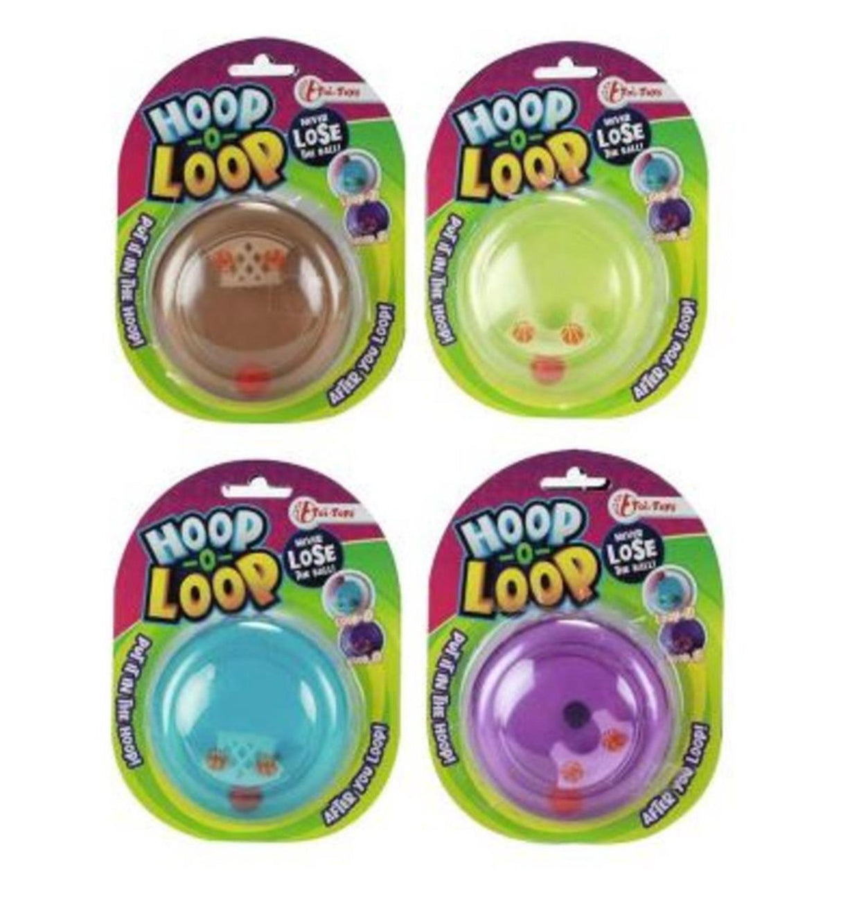Toi-legetøj toi-legetøj fidget marmorbane 'hoop o loop'