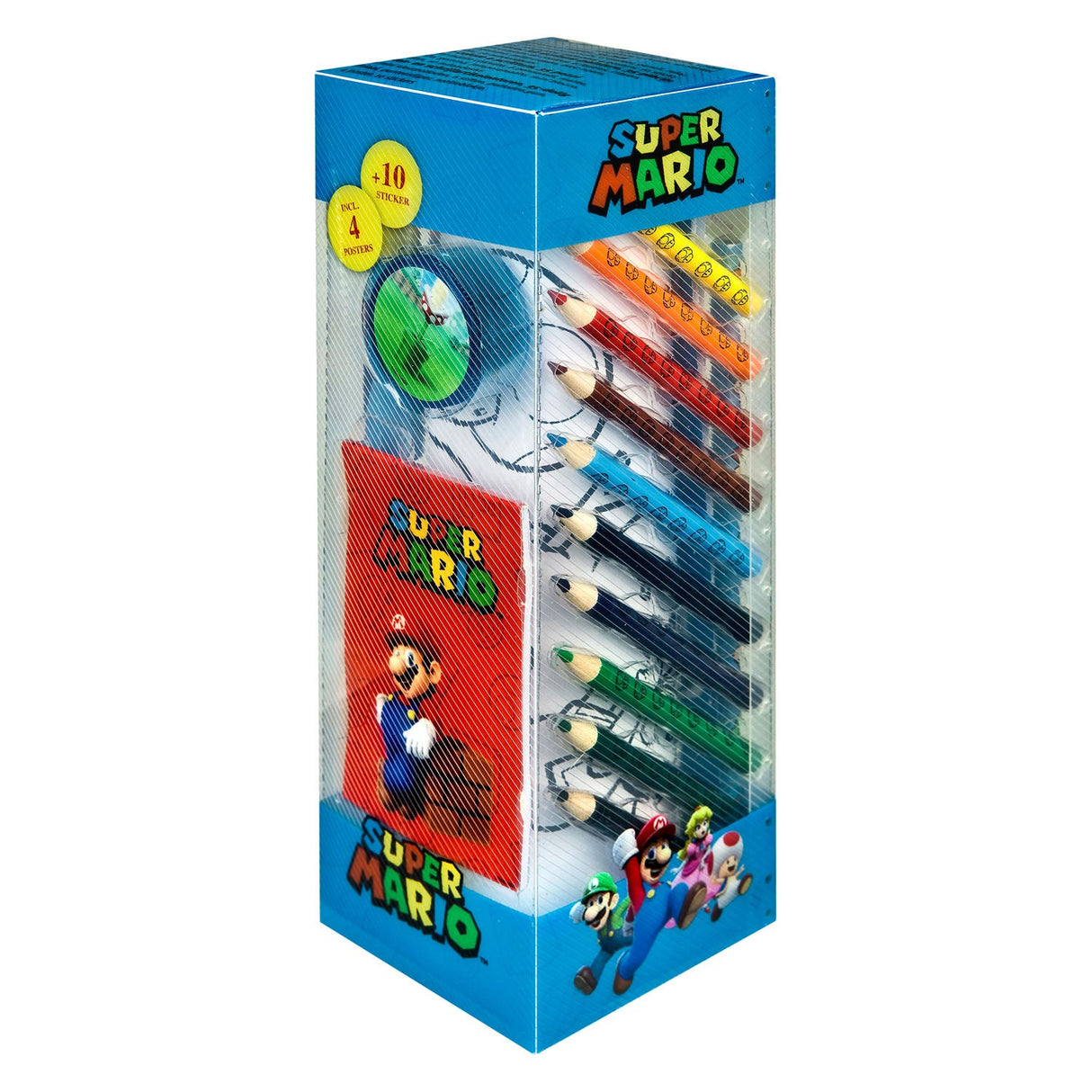 Børnlicenser Super Mario Stationery Set Tower, 35dlg.
