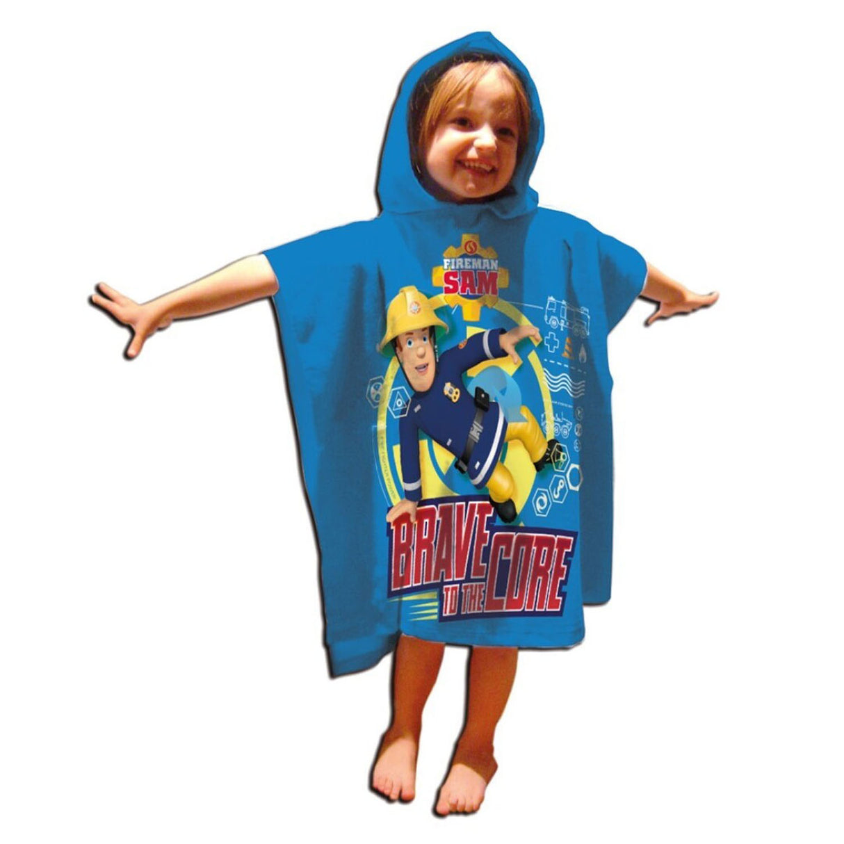 Fireman Sam Howel Poncho, 60x120cm