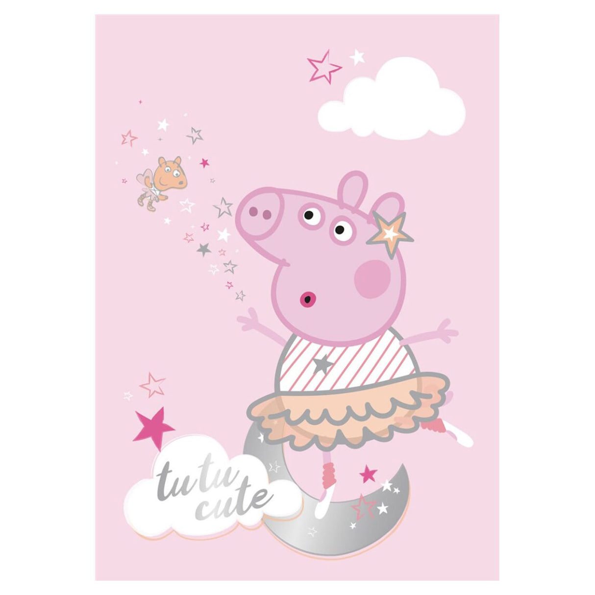 Peppa Pig Fleece -tæppe, 140x100cm
