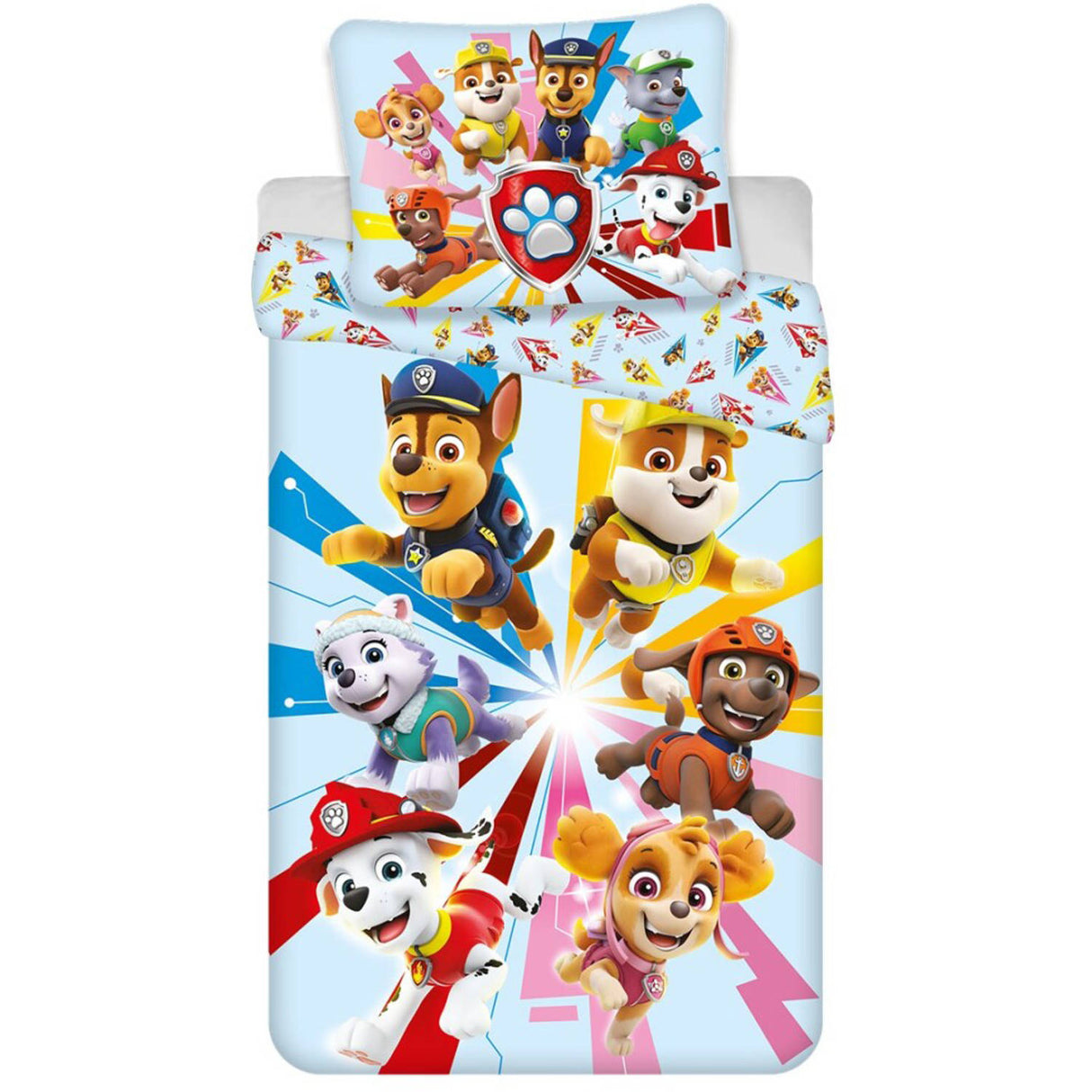 Paw Patrol Dynebetræk 140x200cm Microfiber
